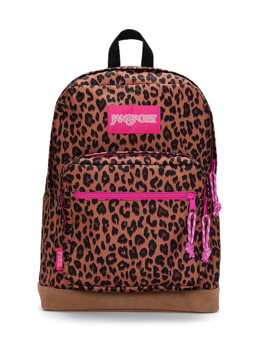 New Victoria’s Secret PINK x Jansport Right Backpack School Bag Leopard Cheetah - Picture 2 of 5